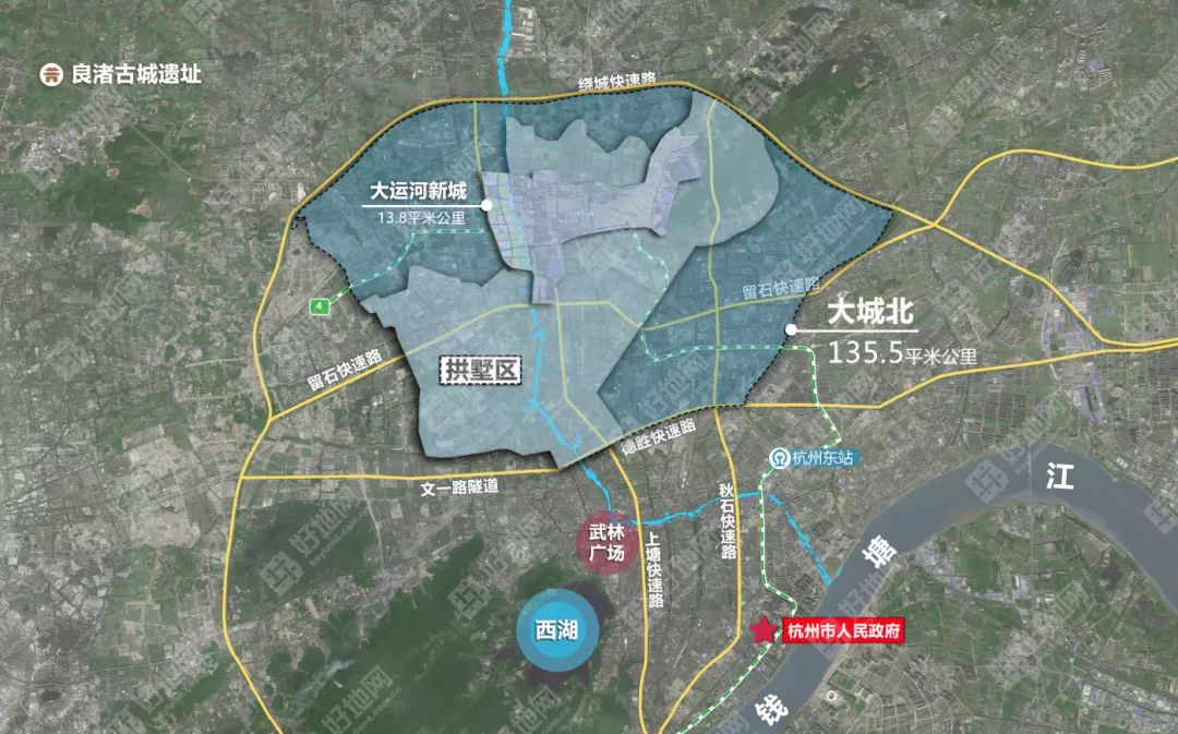 杭州大学城北最新规划与展望✨